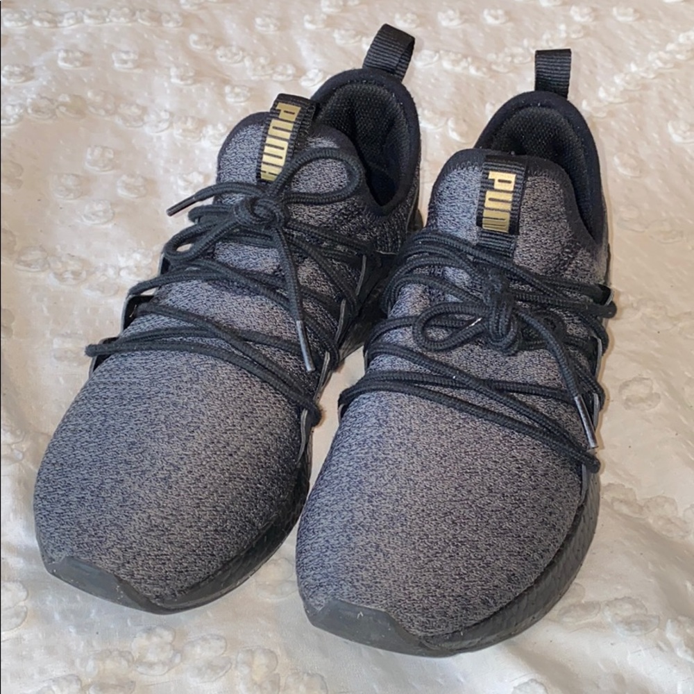 Puma NRGY sneakers black and gold